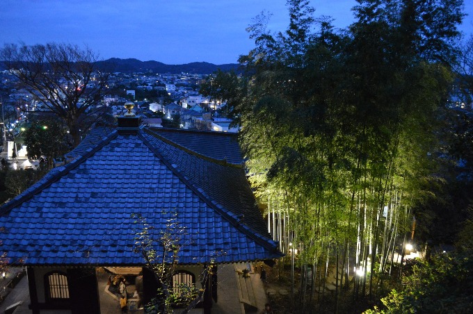 鎌倉 長谷寺 経蔵の夜景